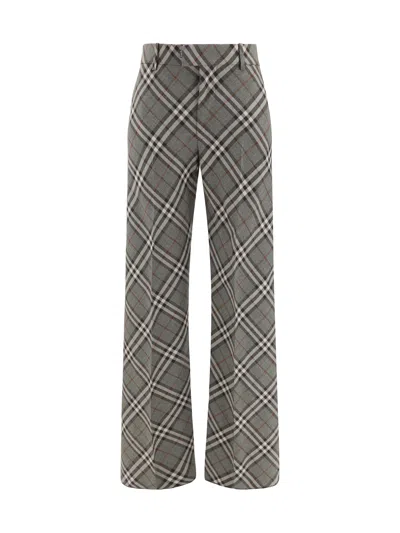 Burberry Women Archive Check Tailored Pants In Multicolor