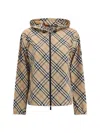 Burberry Women Archivio Check Waterproof Jacket In Multi