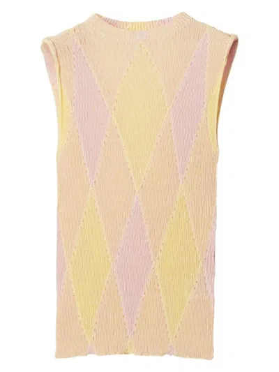BURBERRY WOMEN'S ARGYLE TOP