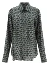 Burberry Prorsum Woman Shirt Green Size 4 Silk In Green