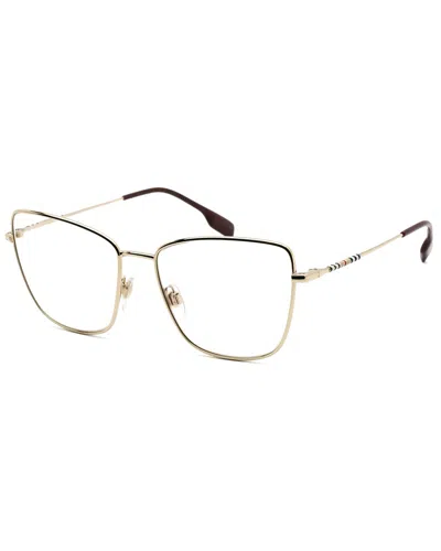 Burberry Women's Be1367 55mm Optical Frames In Gold