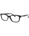 Burberry Unisex Be2354 49mm Optical Frames In Black