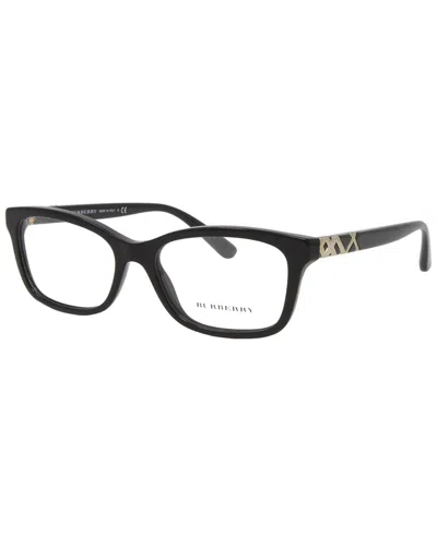Burberry Unisex Be2354 49mm Optical Frames In Black