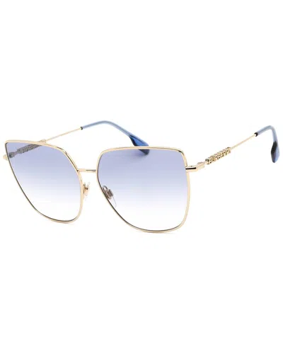 Burberry Women's Be3143 61mm Sunglasses In Blue