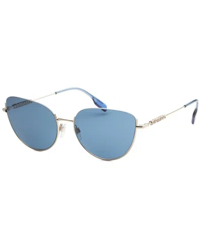 Burberry Women's Be3144 58mm Sunglasses In Gold
