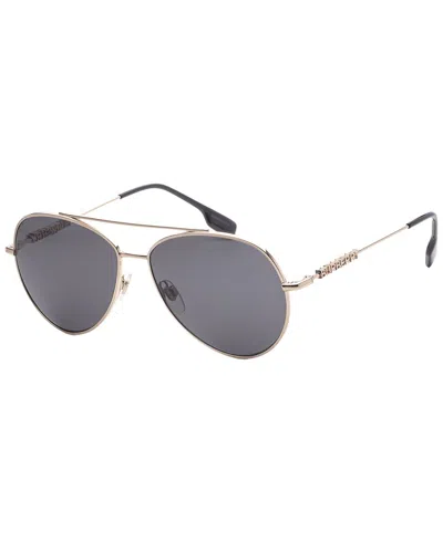 Burberry Women's Be3147 58mm Sunglasses In Gold