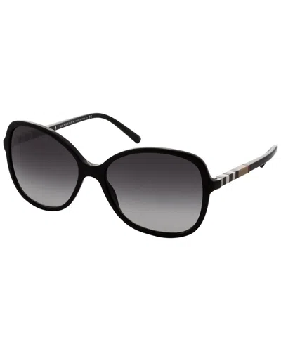 Burberry Women's Be4197 58mm Sunglasses In Black