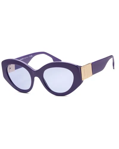 Burberry Women's Be4361 51mm Sunglasses In Purple