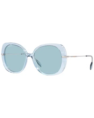 Burberry Women's Be4374f 55mm Sunglasses In Blue