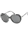 Burberry Women's Vanessa 55mm Sunglasses In Gray