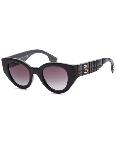 Burberry Women's Be4390 47mm Sunglasses In Black