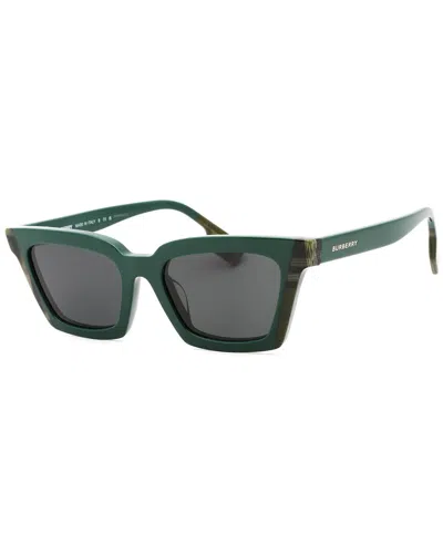 Burberry Women's Be4392u 52mm Sunglasses In Green