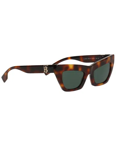 Burberry Womens Brown Be4405 Cat-eye-frame Acetate Sunglasses