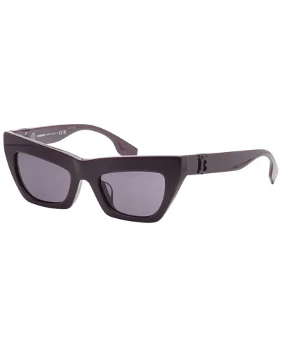 Burberry Women's Be4405f 51mm Sunglasses In Purple