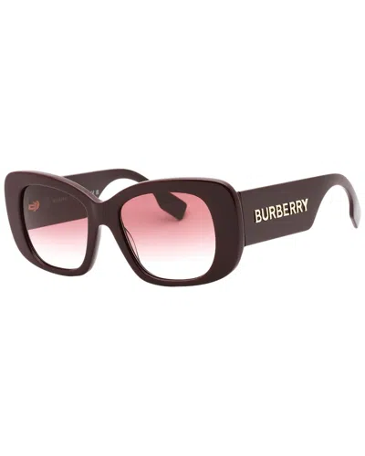 Burberry Women's Be4410 52mm Sunglasses In Red
