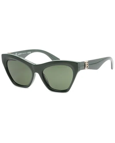 Burberry Women's Be4420u 55mm Sunglasses In Green