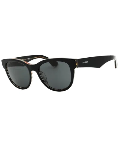 Burberry Women's Be4432u 54mm Sunglasses In Black