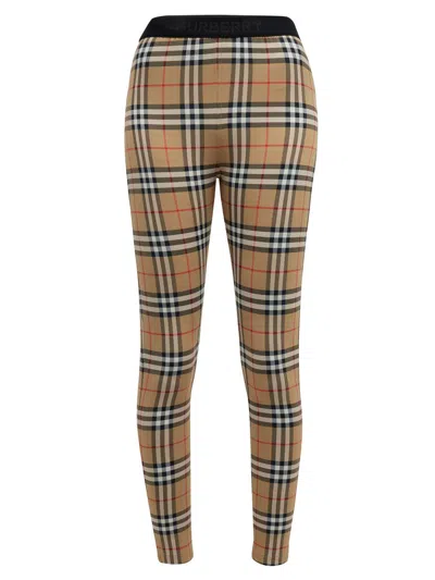 Burberry Women's Belvoir Vintage Check Leggings In Brown