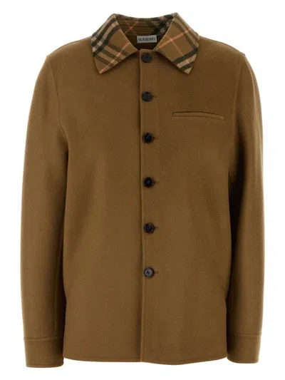 Burberry Women's Biscuit Wool Coat