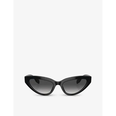 Burberry Woman Sunglasses Be4373u Debbie In Grey Gradient