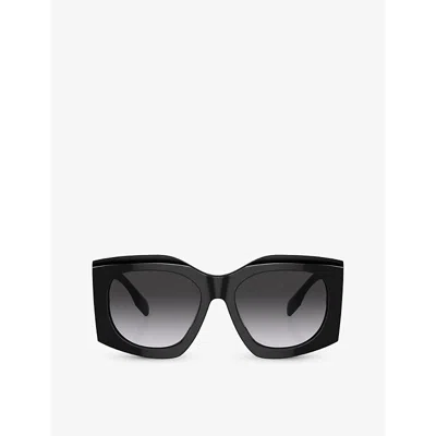 Burberry Womens Black Be4388u Madeline Cat-eye-frame Acetate Sunglasses