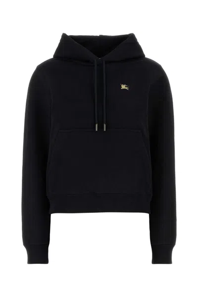 Burberry Women Black Cotton Sweatshirt
