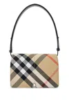 Burberry Check Snip Cross-body Bag In Sand Ip Check