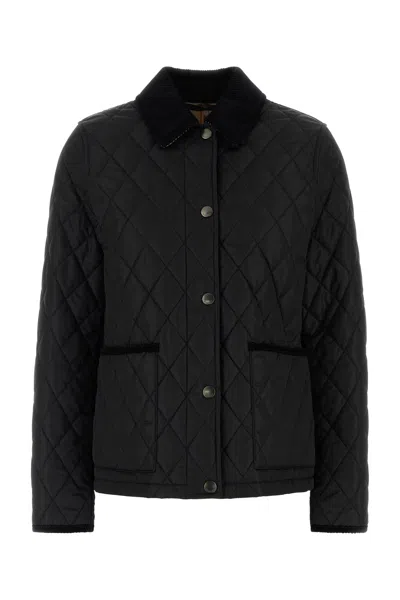 BURBERRY BURBERRY WOMEN BLACK NYLON JACKET