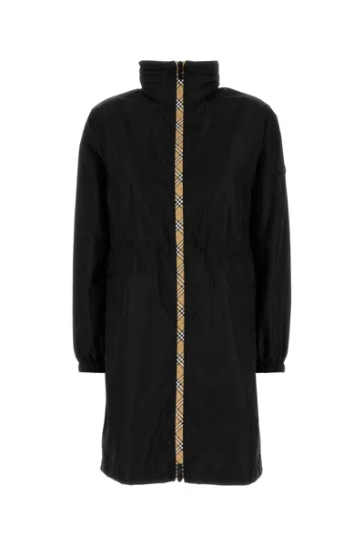 Burberry Women Black Nylon Parka