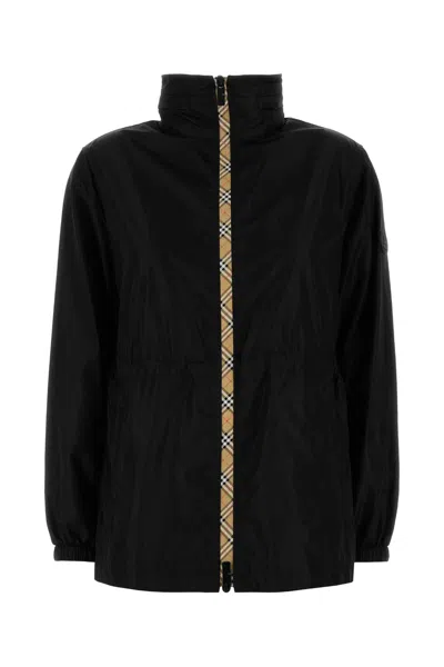 Burberry Women Black Nylon Parka