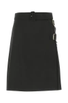 Burberry Women's Stretch Polyester Blend Skirt In Black