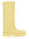 Burberry 33mm Lf Marsh Rubber Rainboots In Yellow