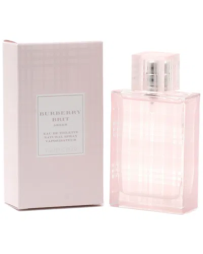 Burberry Women's Brit Sheer 1.7oz Eau De Toilette Spray In Transparent