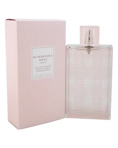 Burberry Women's Brit Sheer 3.3oz Eau De Toilette In Transparent