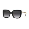 Burberry Woman Sunglass Be4323 Caroll In Black