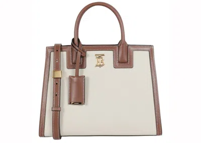 Pre-owned Burberry Women's  Frances Handbag In Brown