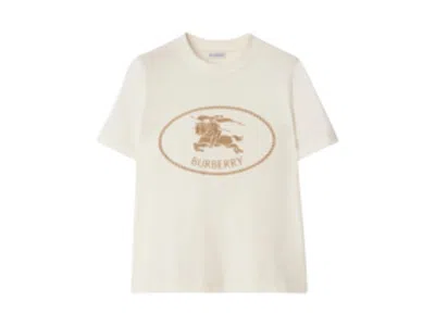 Pre-owned Burberry Women's  Frankie Top In Yellow