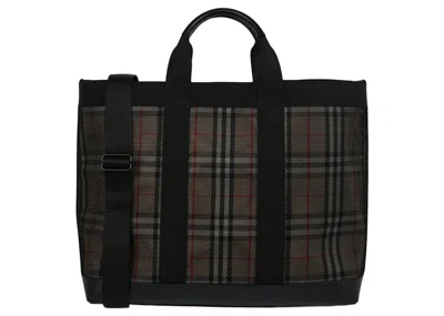 Pre-owned Burberry Women's  London Tote In Beige