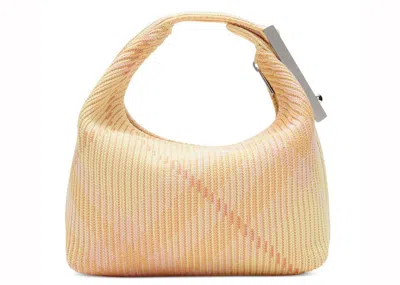 Pre-owned Burberry Women's  Mini Duffle In Sherbert