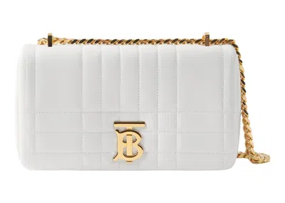 Pre-owned Burberry Women's  Small Lola Bag In Optic White