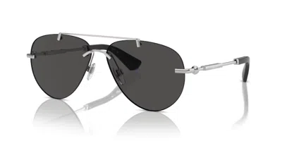 Pre-owned Burberry Women's  Square Sunglasses In Dark Grey (0be3152 100587) In Gray