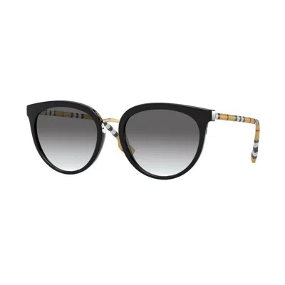 Burberry Women's  Willow Be4316 385311 Sunglasses In Black