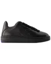 Burberry Women's Calfskin Leather Lf Box Sneaker (authentic Pre-loved)