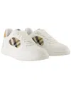 Burberry Low Top Sneakers Padded Collar Rubber Sole