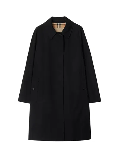 BURBERRY BURBERRY WOMEN CAMDEN COAT BLACK