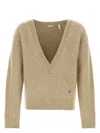 Burberry Women's Cappuccino Wool Blend Sweater