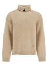 Burberry Cappuccino Wool Blend Sweater