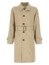 Burberry Capuccino Gabardine Trench Coat