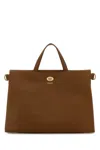 Burberry Medium Cotswolds Handbag Gold-tone Hardware In Brown