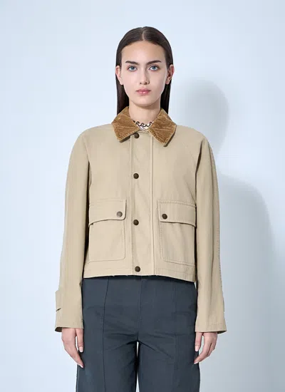BURBERRY BURBERRY WOMEN CASUAL SHORT JACKET